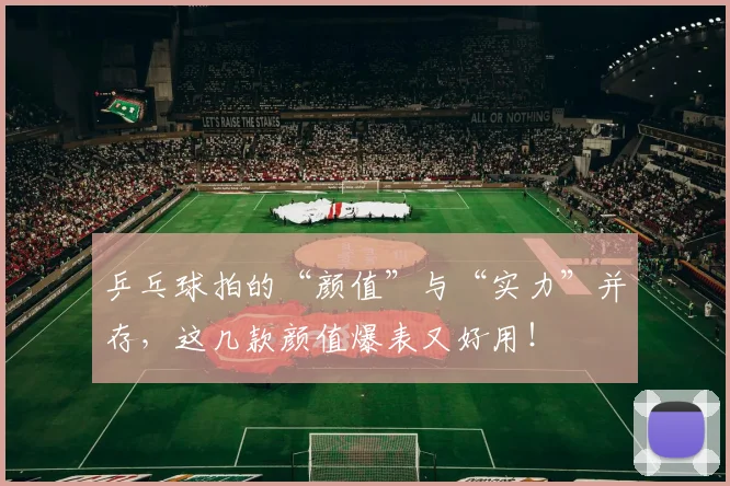乒乓球拍的“颜值”与“实力”并存，这几款颜值爆表又好用！